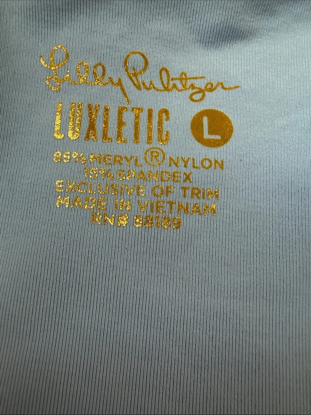 🌸🌸EUC Lilly Pulitzer Luxletic Racerback Bra Top - Picture 3 of 6